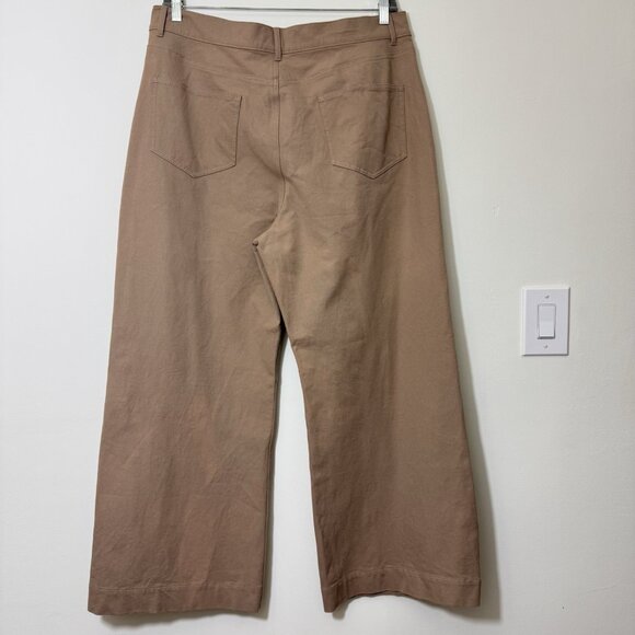 M.M. Lafleur The Milo Wide Leg Jeans Size 16 Eco Better Than Denim Stretch - Picture 4 of 7